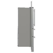 Forno Moena 40-Inch Built-In French Door Refrigerator, 19.2 cu. ft., Stainless Steel, Ice Maker, Modern Trim Kit (Model FFRBI1820-40MG)