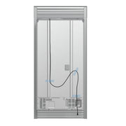 Forno Moena 40-Inch Built-In French Door Refrigerator, 19.2 cu ft, Stainless Steel, Ice Maker, Trim Kit (FFRBI1820-40SG)