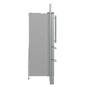 Forno Moena 40-Inch Built-In French Door Refrigerator, 19.2 cu ft, Stainless Steel, Ice Maker, Trim Kit (FFRBI1820-40SG)