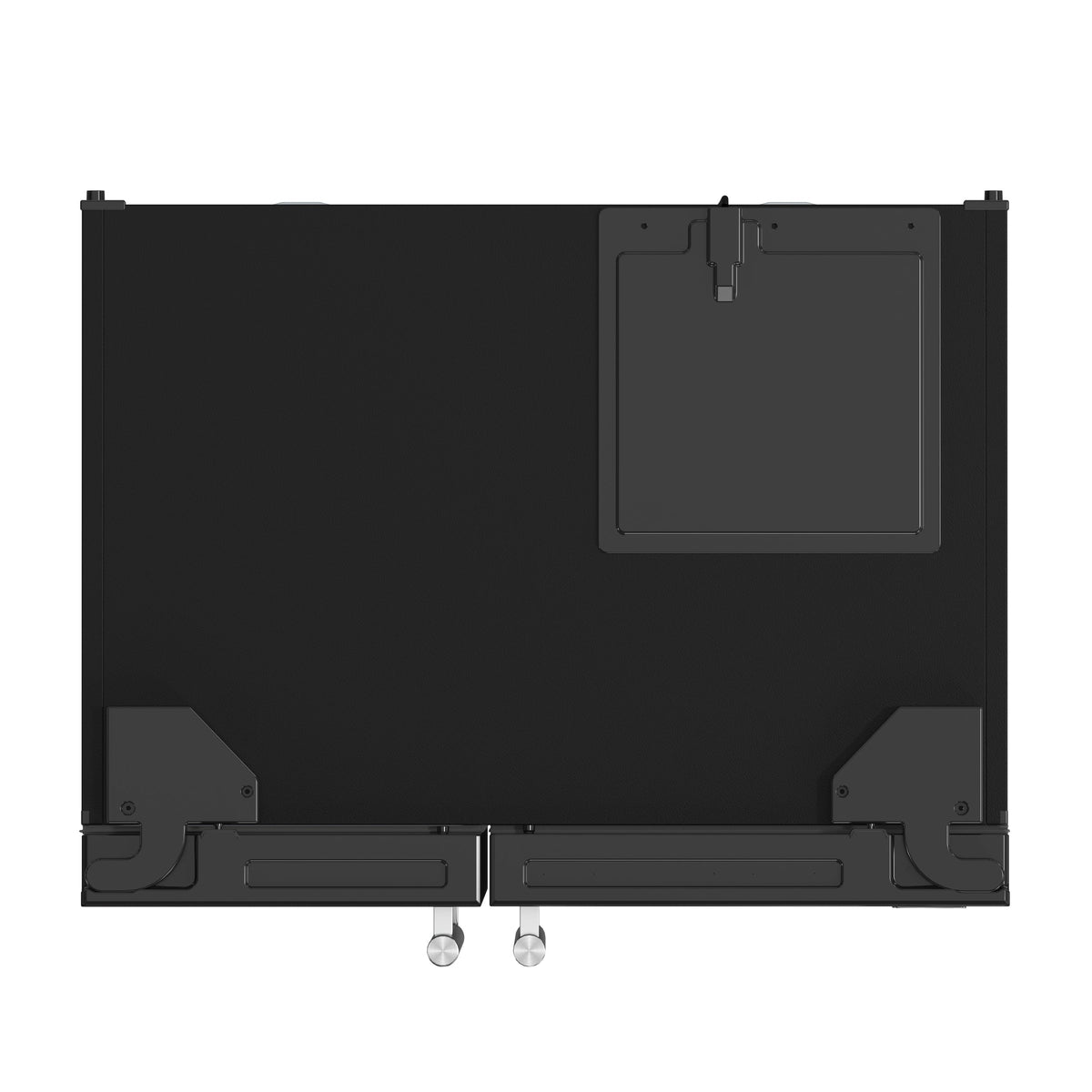 Forno Salerno 36-Inch Side-by-Side Refrigerator, 20 cu. ft., Water & Ice Dispenser, Black with Stainless Steel Handles, FFRBI1844-36BLK