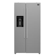 Forno Salerno 36-Inch Built-In Side-by-Side Refrigerator, 20 Cu. Ft., Water and Ice Dispenser, Model FFRBI1844-36SB