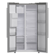 Forno Salerno 36-Inch Built-In Side-by-Side Refrigerator, 20 Cu. Ft., Water and Ice Dispenser, Model FFRBI1844-36SB