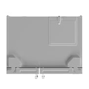 Forno Salerno 36" Side-by-Side Refrigerator, 20 cu. ft., White, External Water & Ice Dispenser, Stainless Steel Handles, FFRBI1844-36WHT