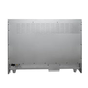 Forno Galiano 48-Inch Gas Range, 6.58 cu. ft. Double Oven, 8 Sealed Burners, Griddle, Black with Antique Brass Accents (Model FFSGS6244-48BLK)