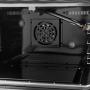 Forno Galiano 48-Inch Gas Range with French Door, 8 Sealed Burners and Griddle, 6.58 cu. ft. Oven, Black with Antique Brass Accents (Model FFSGS6444-48BLK)