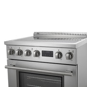 Forno Torino 30 in. 4.32 cu. ft. Induction Range with True Convection, Air Fry & Sous Vide, Stainless Steel, 240V (FFSIN0936-30)