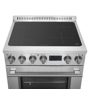 Forno Torino 30 in. 4.32 cu. ft. Induction Range with True Convection, Air Fry & Sous Vide, Stainless Steel, 240V (FFSIN0936-30)
