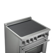 Forno Torino 30 in. 4.32 cu. ft. Induction Range with True Convection, Air Fry & Sous Vide, Stainless Steel, 240V (FFSIN0936-30)