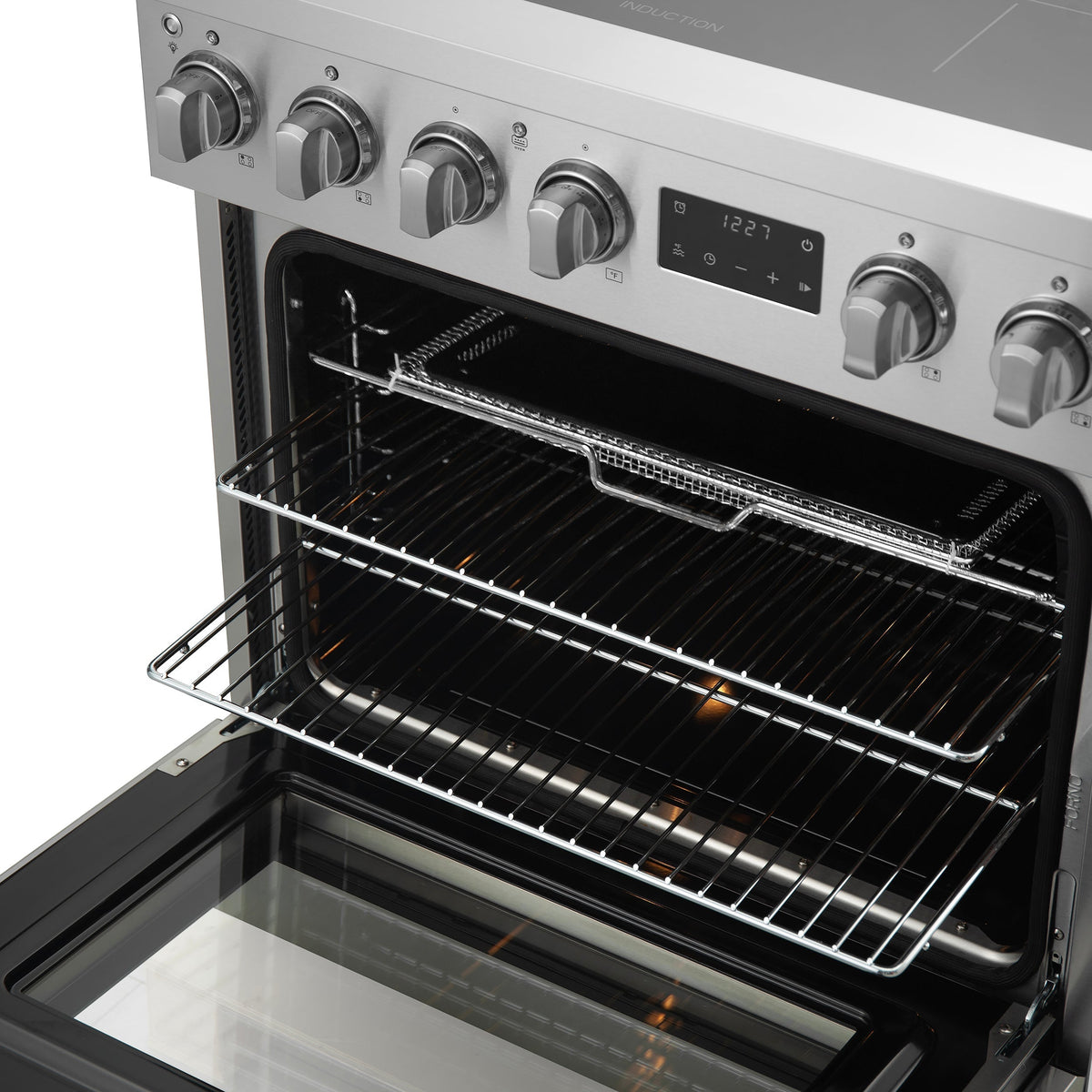 Forno Torino 30 in. 4.32 cu. ft. Induction Range with True Convection, Air Fry & Sous Vide, Stainless Steel, 240V (FFSIN0936-30)