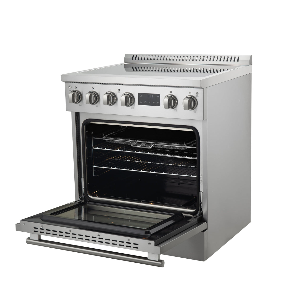 Forno Torino 30 in. 4.32 cu. ft. Induction Range with True Convection, Air Fry & Sous Vide, Stainless Steel, 240V (FFSIN0936-30)