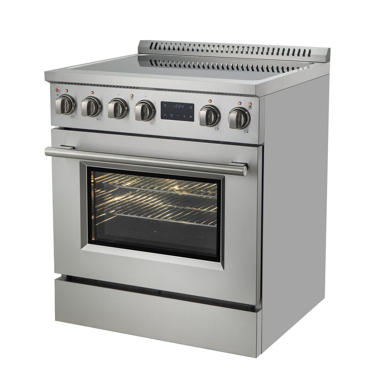 Forno Torino 30 in. 4.32 cu. ft. Induction Range with True Convection, Air Fry & Sous Vide, Stainless Steel, 240V (FFSIN0936-30)
