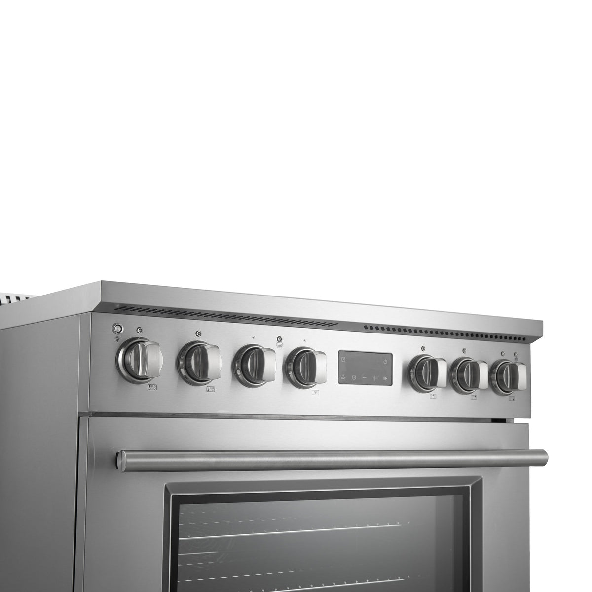 Forno Torino 36" Induction Range, 5.36 cu. ft. True Convection Oven with Air Fry and Sous Vide, Stainless Steel, 240V (FFSIN0936-36)