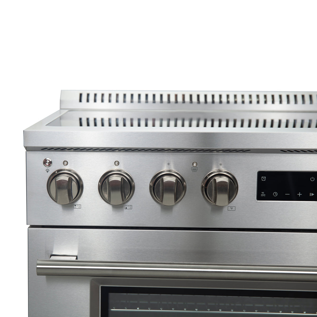 Forno Torino 36" Induction Range, 5.36 cu. ft. True Convection Oven with Air Fry and Sous Vide, Stainless Steel, 240V (FFSIN0936-36)