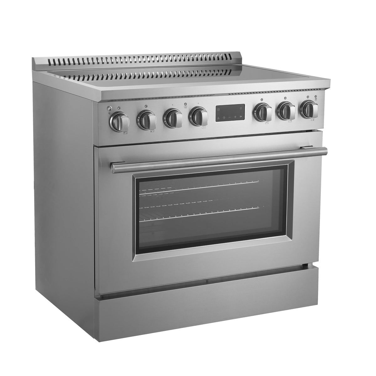 Forno Torino 36" Induction Range, 5.36 cu. ft. True Convection Oven with Air Fry and Sous Vide, Stainless Steel, 240V (FFSIN0936-36)
