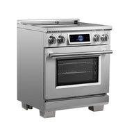 Forno Maximus 30-Inch Induction Range with 4.32 cu. ft. Oven, Air Fry, Air Sous Vide, True Convection, Digital Display – Model FFSIN0968-30