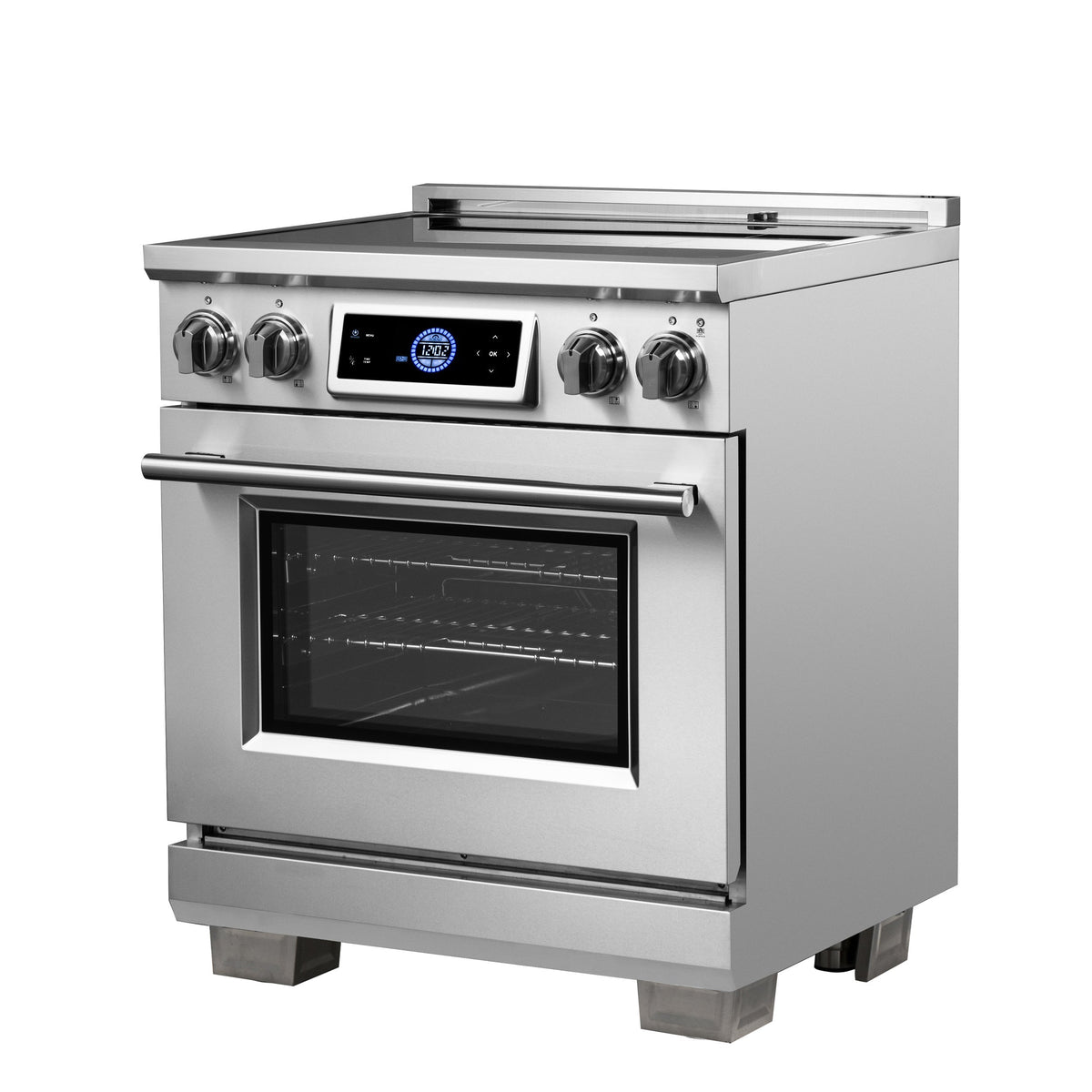 Forno Maximus 30-Inch Induction Range with 4.32 cu. ft. Oven, Air Fry, Air Sous Vide, True Convection, Digital Display – Model FFSIN0968-30