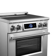 Forno Maximus 30-Inch Induction Range with 4.32 cu. ft. Oven, Air Fry, Air Sous Vide, True Convection, Digital Display – Model FFSIN0968-30