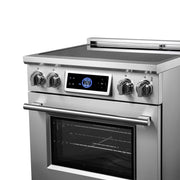 Forno Maximus 30-Inch Induction Range with 4.32 cu. ft. Oven, Air Fry, Air Sous Vide, True Convection, Digital Display – Model FFSIN0968-30