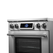 Forno Maximus 30-Inch Induction Range with 4.32 cu. ft. Oven, Air Fry, Air Sous Vide, True Convection, Digital Display – Model FFSIN0968-30