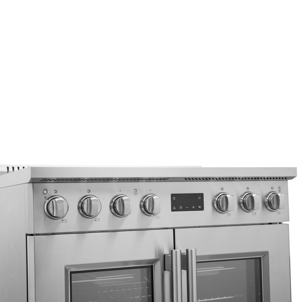 Forno Torino 36-Inch Induction Range with French Door Oven, 5.36 cu. ft., True Convection, Air Fry, Air Sous Vide, Stainless Steel, 240V (FFSIN0950-36)