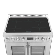 Forno Torino 36-Inch Induction Range with French Door Oven, 5.36 cu. ft., True Convection, Air Fry, Air Sous Vide, Stainless Steel, 240V (FFSIN0950-36)