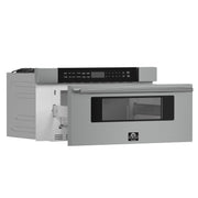 FORNO Capoliveri 30 in. Built-In Microwave Drawer, 1.2 cu. ft., Stainless Steel (Model FMWDR3000-30)