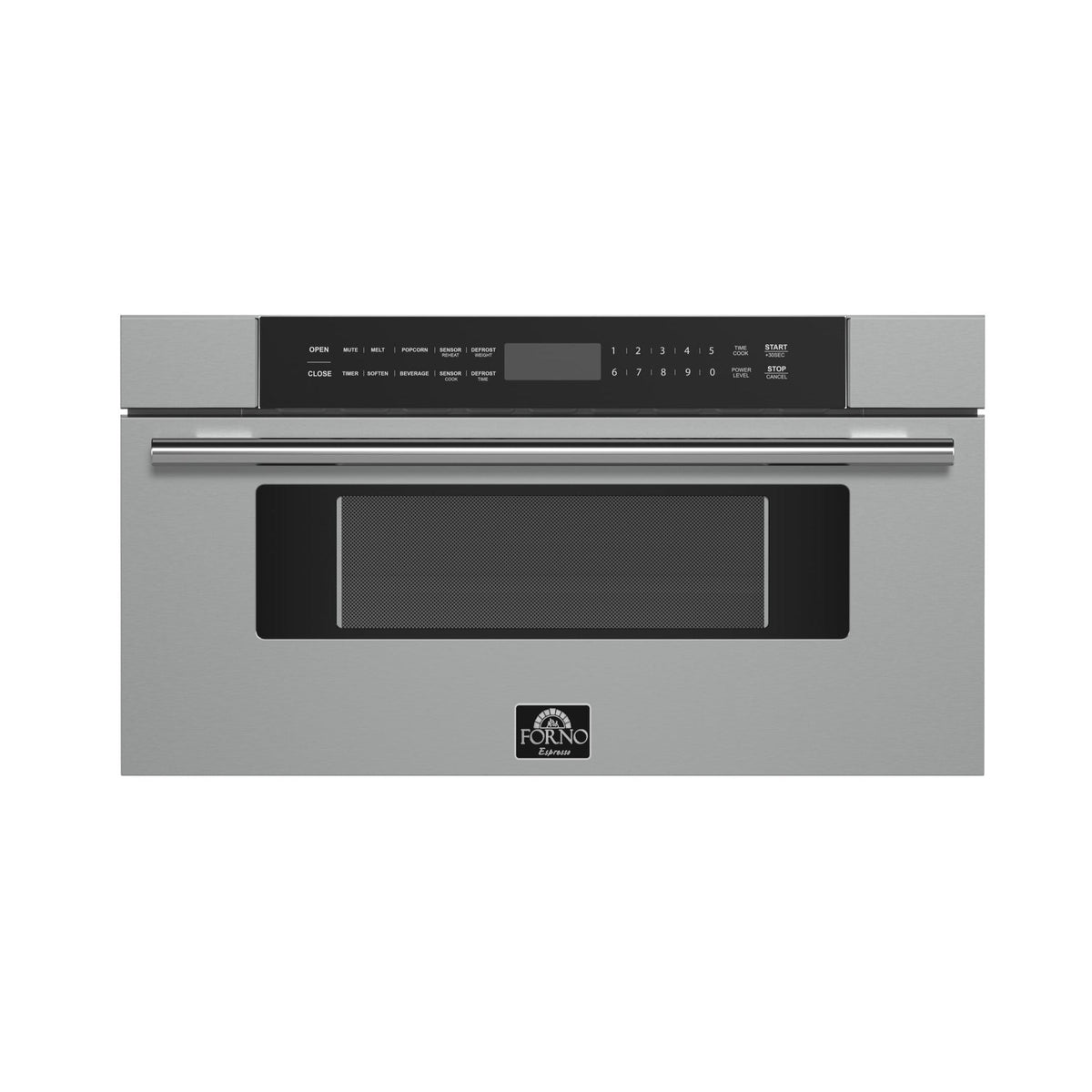 FORNO Capoliveri 30 in. Built-In Microwave Drawer, 1.2 cu. ft., Stainless Steel (Model FMWDR3000-30)