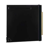 FORNO Fornace 30-Inch Over-the-Range Microwave, 1.5 Cu. Ft., 300 CFM Vent, Black with Antique Brass Accents (Model FOTR3038-30BLK)