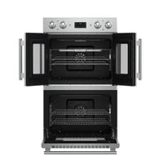 FORNO Asti 30-Inch French Door Double Electric Wall Oven, 7.36 cu. ft., Air Fry, Self Clean, Sous Vide (Model FBOEL1340-30)