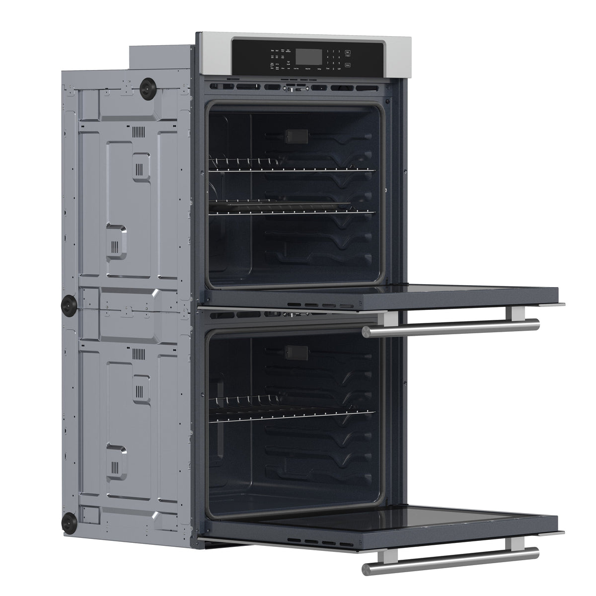 FORNO Villarosa 30-Inch Built-In Double Wall Oven, Stainless Steel, Self-Cleaning (Model FBOEL1365-30)