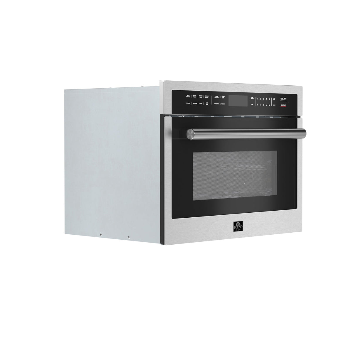 FORNO Oliena 24-Inch Built-In Microwave Oven, 1.6 Cu. Ft., Stainless Steel (Model FMWDR3093-24)