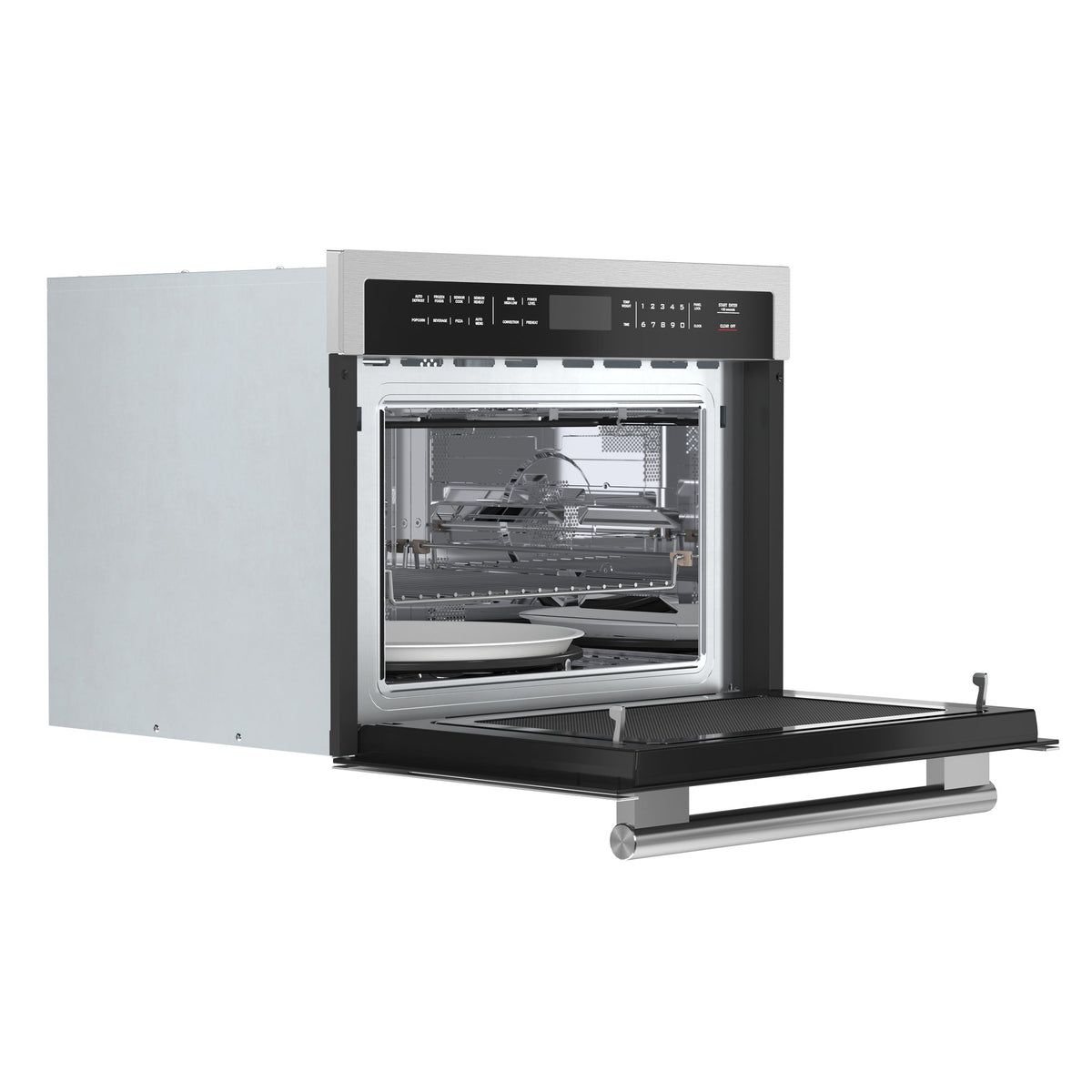 FORNO Oliena 24-Inch Built-In Microwave Oven, 1.6 Cu. Ft., Stainless Steel (Model FMWDR3093-24)