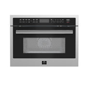 FORNO Oliena 24-Inch Built-In Microwave Oven, 1.6 Cu. Ft., Stainless Steel (Model FMWDR3093-24)