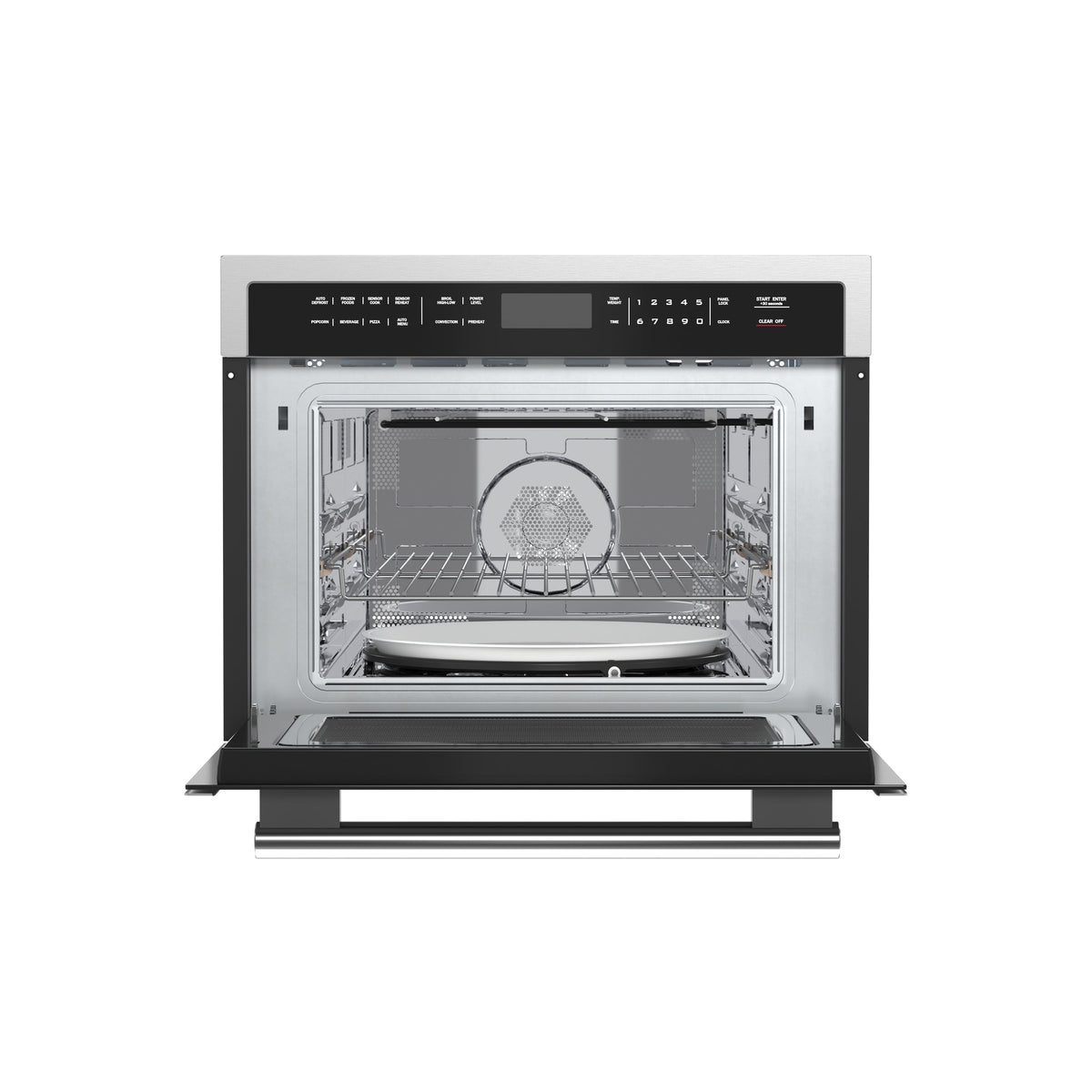 FORNO Oliena 24-Inch Built-In Microwave Oven, 1.6 Cu. Ft., Stainless Steel (Model FMWDR3093-24)