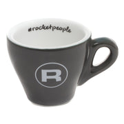 Rocket Espresso 6 Piece Espresso Cup and Saucer Set - Grey
