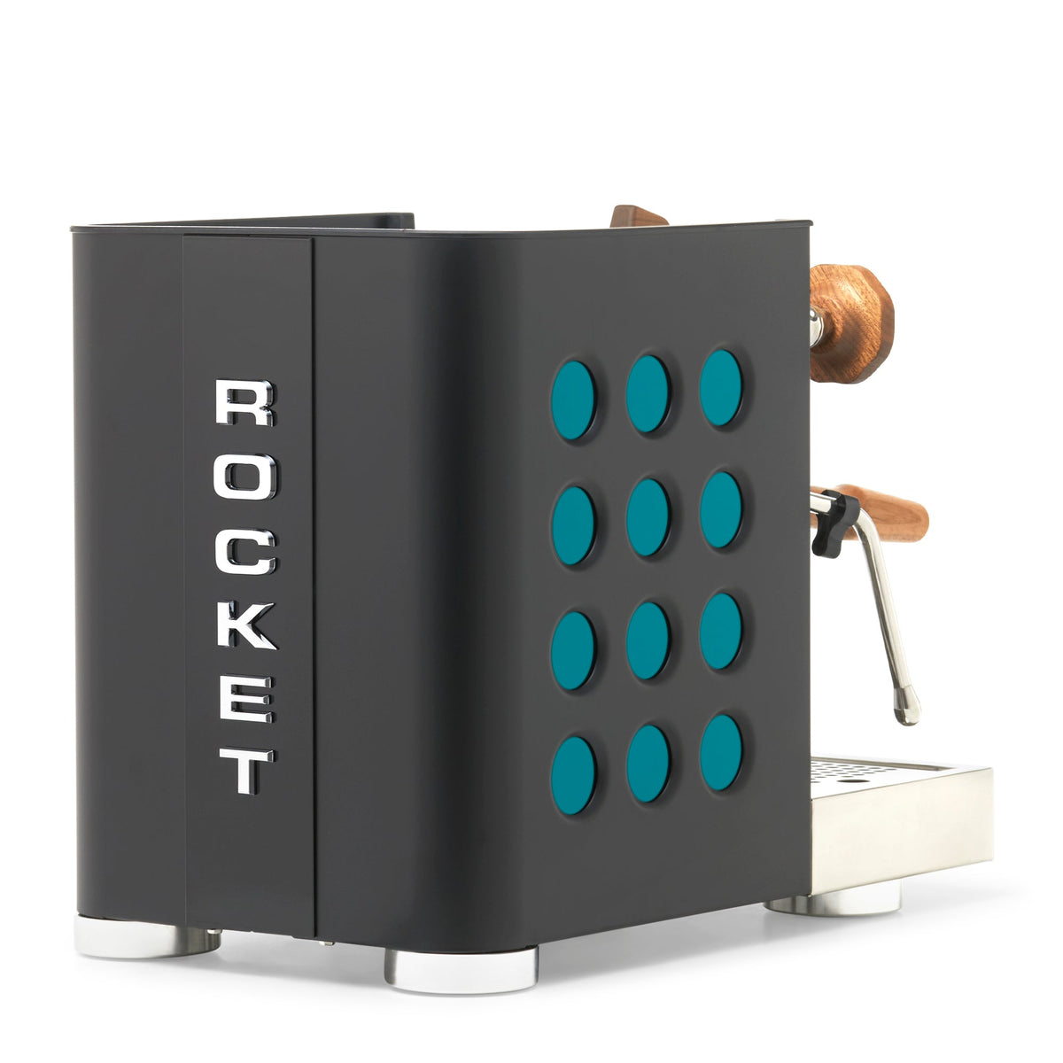 Rocket Espresso Appartamento TCA Espresso Machine - Black with Black Stripe