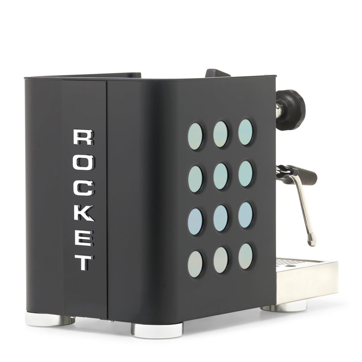 Rocket Espresso Appartamento TCA Espresso Machine - Black with Black Stripe