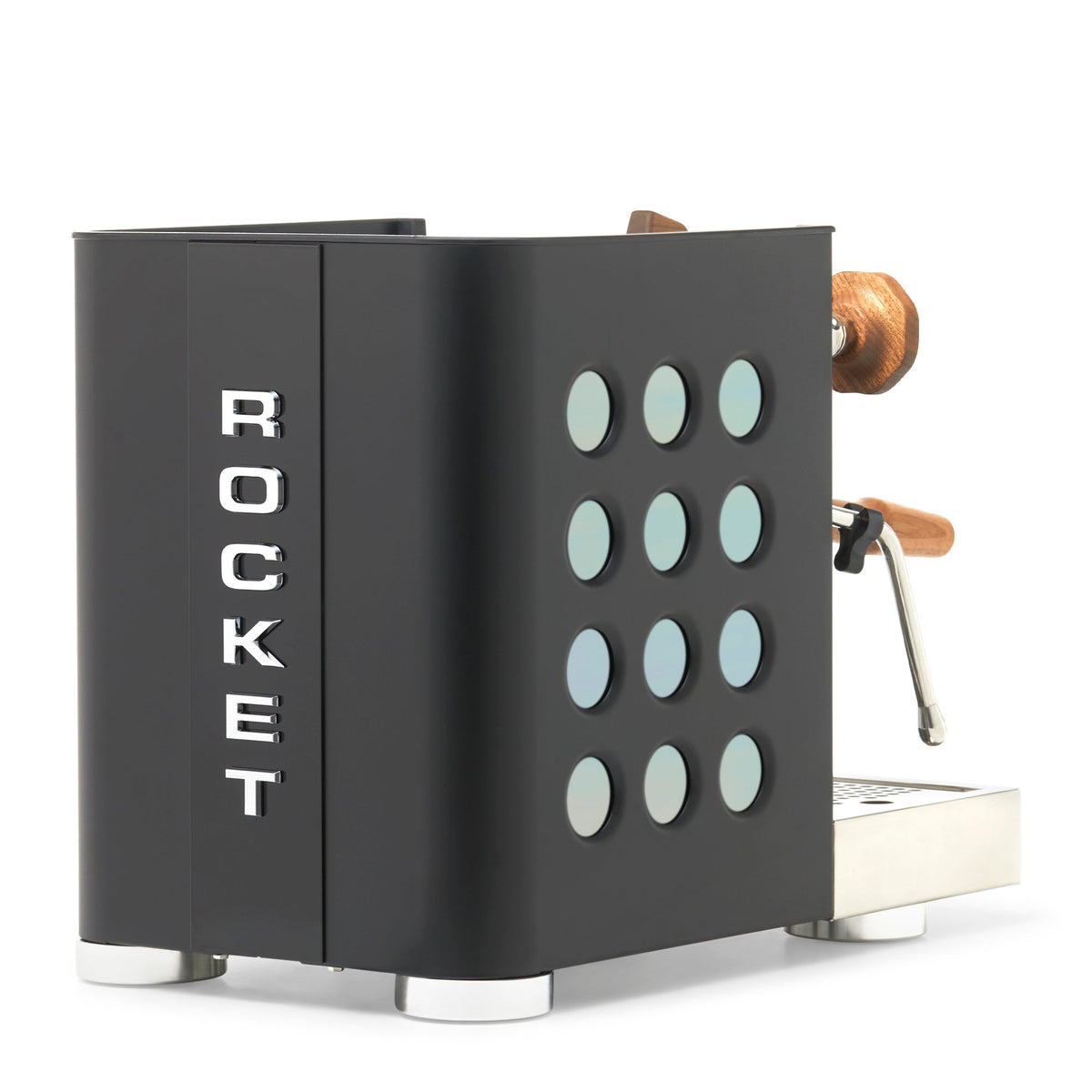 Rocket Espresso Appartamento TCA Espresso Machine - Black with Black Stripe