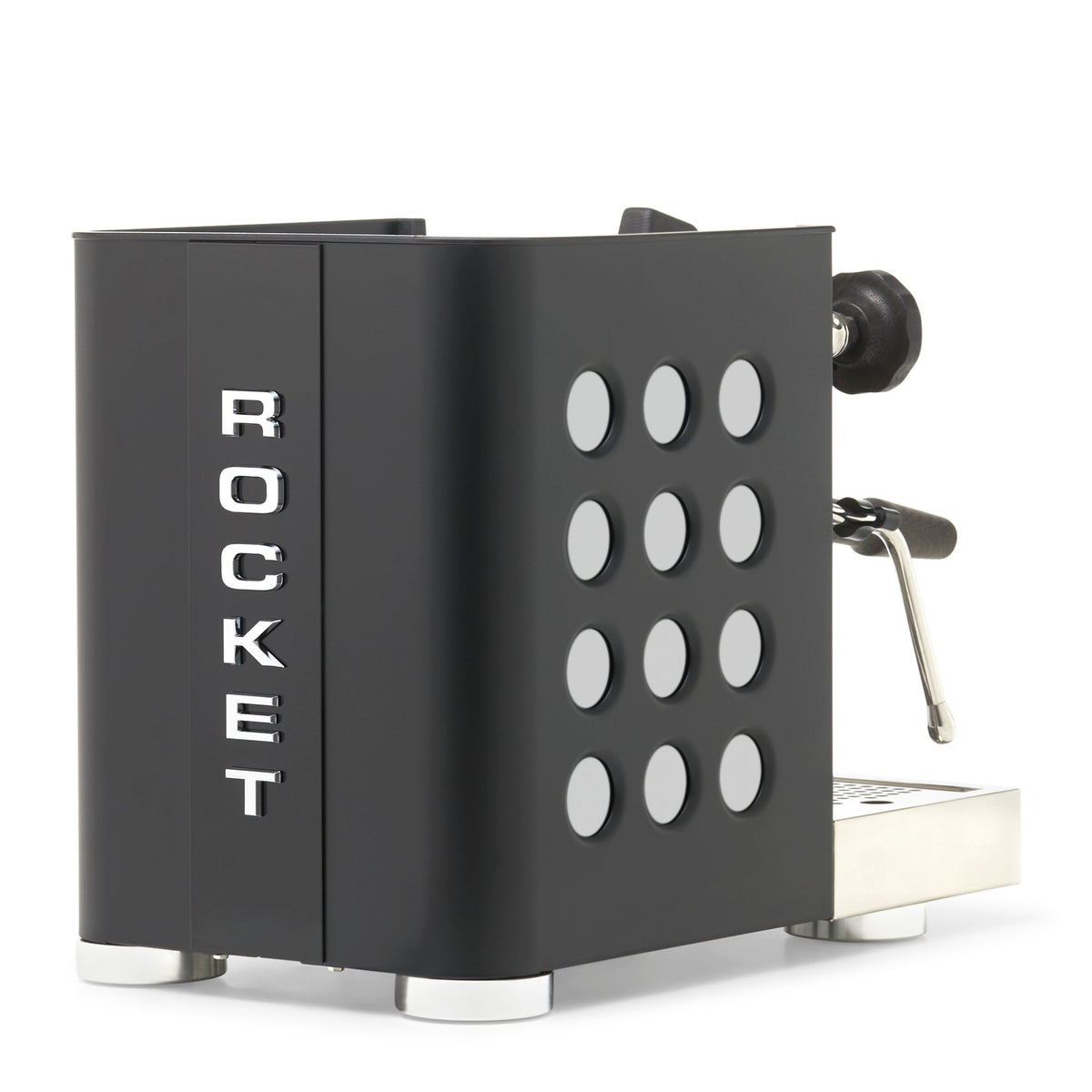 Rocket Espresso Appartamento TCA Espresso Machine - Black with Black Stripe