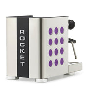 Rocket Espresso Appartamento TCA Espresso Machine - Stainless Steel with Black Stripe