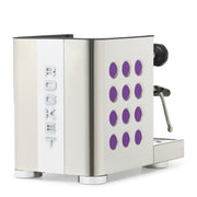 Rocket Espresso Appartamento TCA Espresso Machine - Stainless Steel with White Stripe