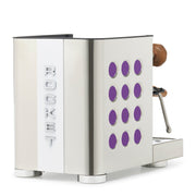 Rocket Espresso Appartamento TCA Espresso Machine - Stainless Steel with White Stripe