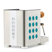 Rocket Espresso Appartamento TCA Espresso Machine - Stainless Steel with White Stripe