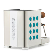 Rocket Espresso Appartamento TCA Espresso Machine - Stainless Steel with White Stripe
