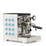 Rocket Espresso Appartamento TCA Espresso Machine - Stainless Steel with White Stripe