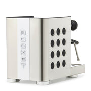 Rocket Espresso Appartamento TCA Espresso Machine - Stainless Steel with White Stripe