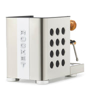 Rocket Espresso Appartamento TCA Espresso Machine - Stainless Steel with White Stripe