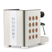 Rocket Espresso Appartamento TCA Espresso Machine - Stainless Steel with White Stripe