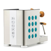 Rocket Espresso Appartamento TCA Espresso Machine - Stainless Steel with White Stripe