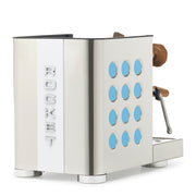 Rocket Espresso Appartamento TCA Espresso Machine - Stainless Steel with White Stripe